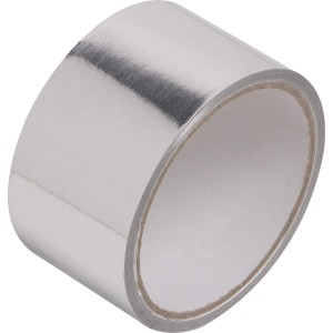 Taśma aluminiowa LUX, rolka 50 mm x 10 m, kolor srebrny, do użytku wewnątrz i na zewnątrz.