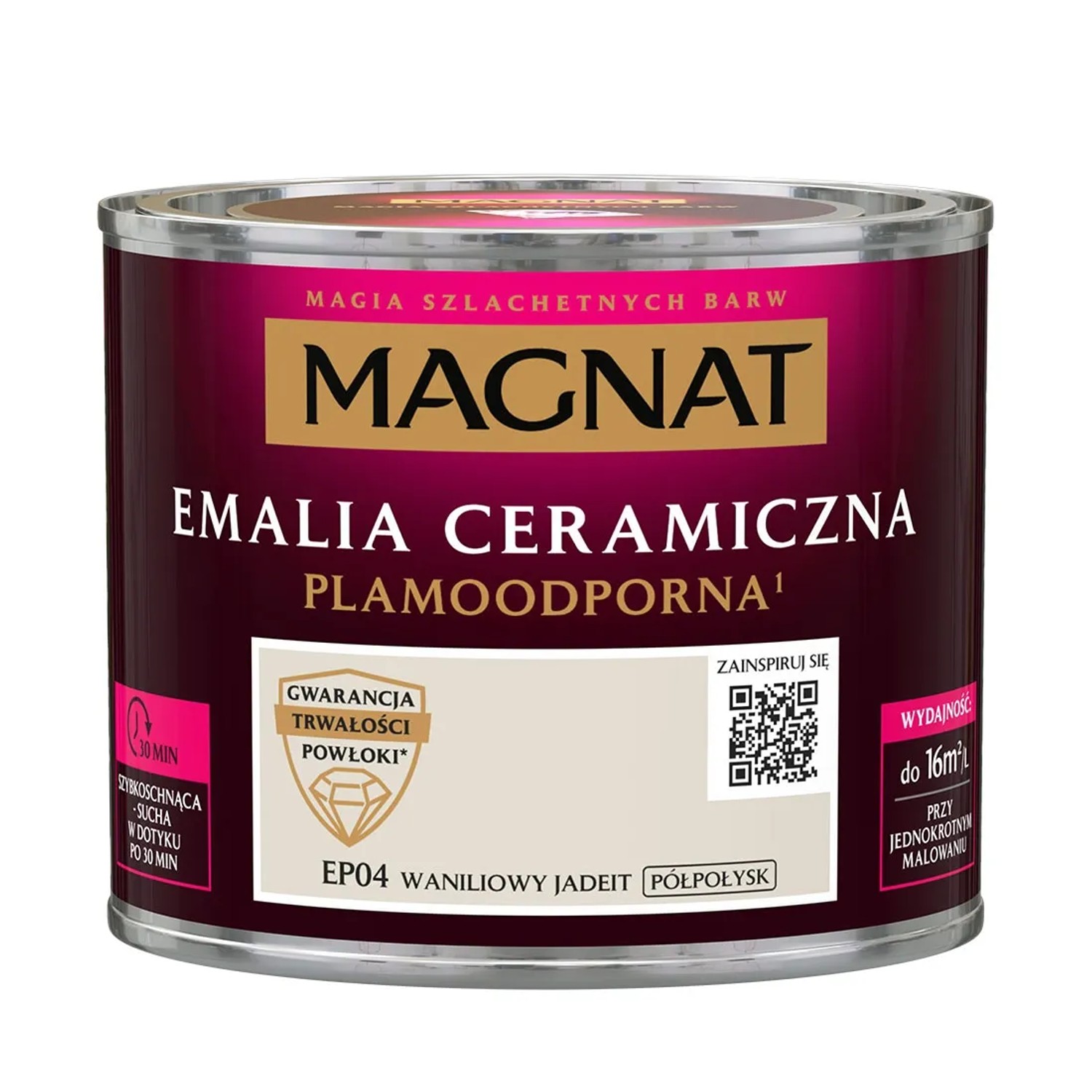 Magnat Emalia Ceramiczna waniliowy jadeit półpołysk 0,5L