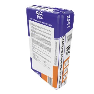 Big Mass ZMT zaprawa murarska i tynkarska, worek 20 kg.