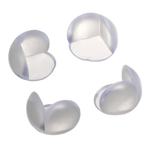 Ochraniacze na rogi t.b.t. dla bezpieczeństwa dzieci, przezroczyste.