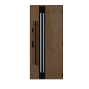 Wiśniowski Drzwi zewnętrzne Tornado STOPS pochwyt Toffee 80P