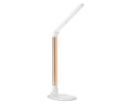 ORO Lampka biurkowa LED PICA 9W 3000/40000/6000K 520lm biało-złota