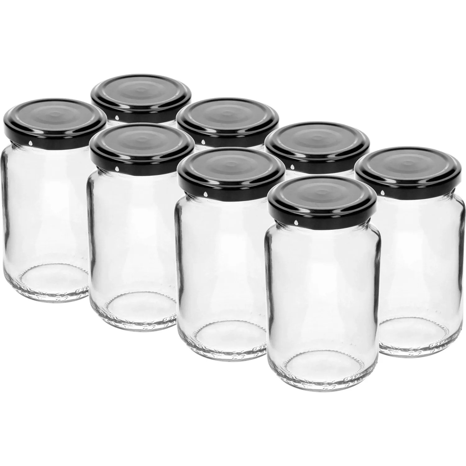 Słoik z zakrętką 190 ml - 8 szt.