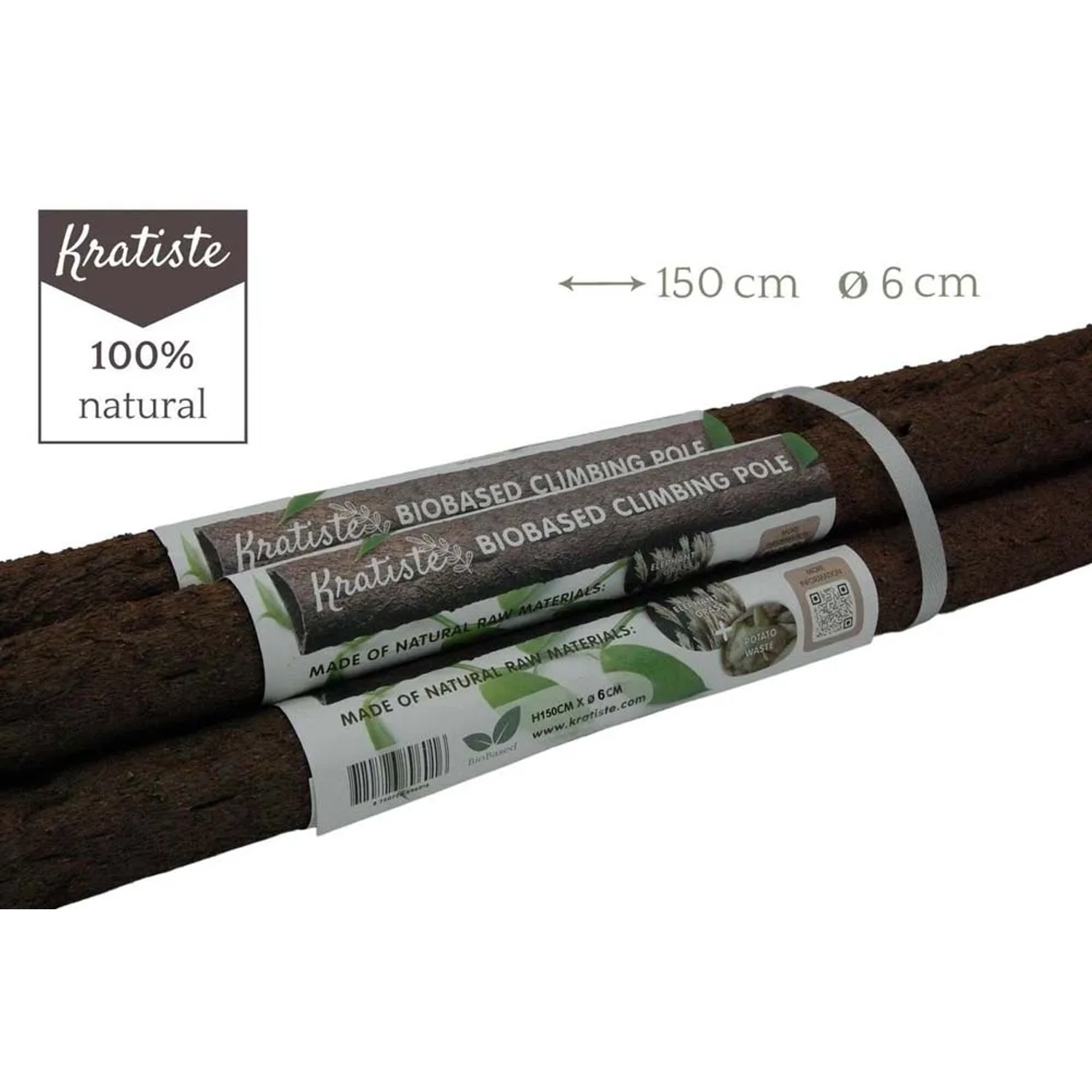 Podpórka biodegradowalna - śr. 6 cm, wys. 160 cm