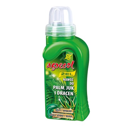 Agrecol Nawóz mineral żel do palm, juk i dracen 250 ml.