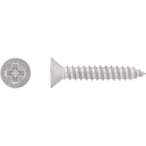 Wkręt uniwersalny z łbem stożkowym 5,5x25 mm, napęd PH, ocynkowany, 12 sztuk.