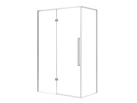 Kabina prysznicowa Largo 120 x 90 chrom L/P