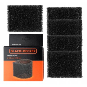 Black+Decker Filtr gąbkowy - 5 szt.