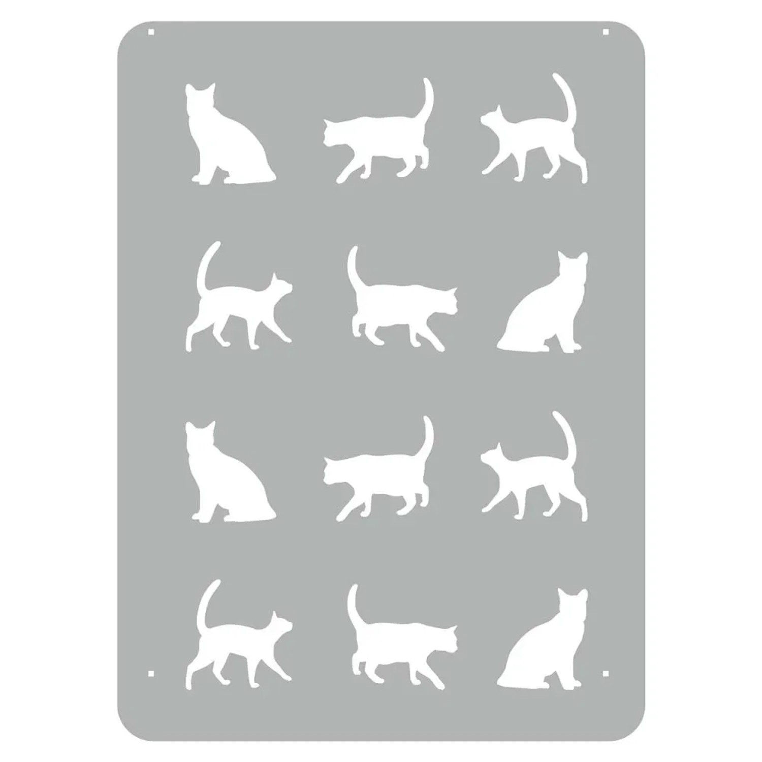 Szablon dekoracyjny XXL 615 CATS 60 x 44
