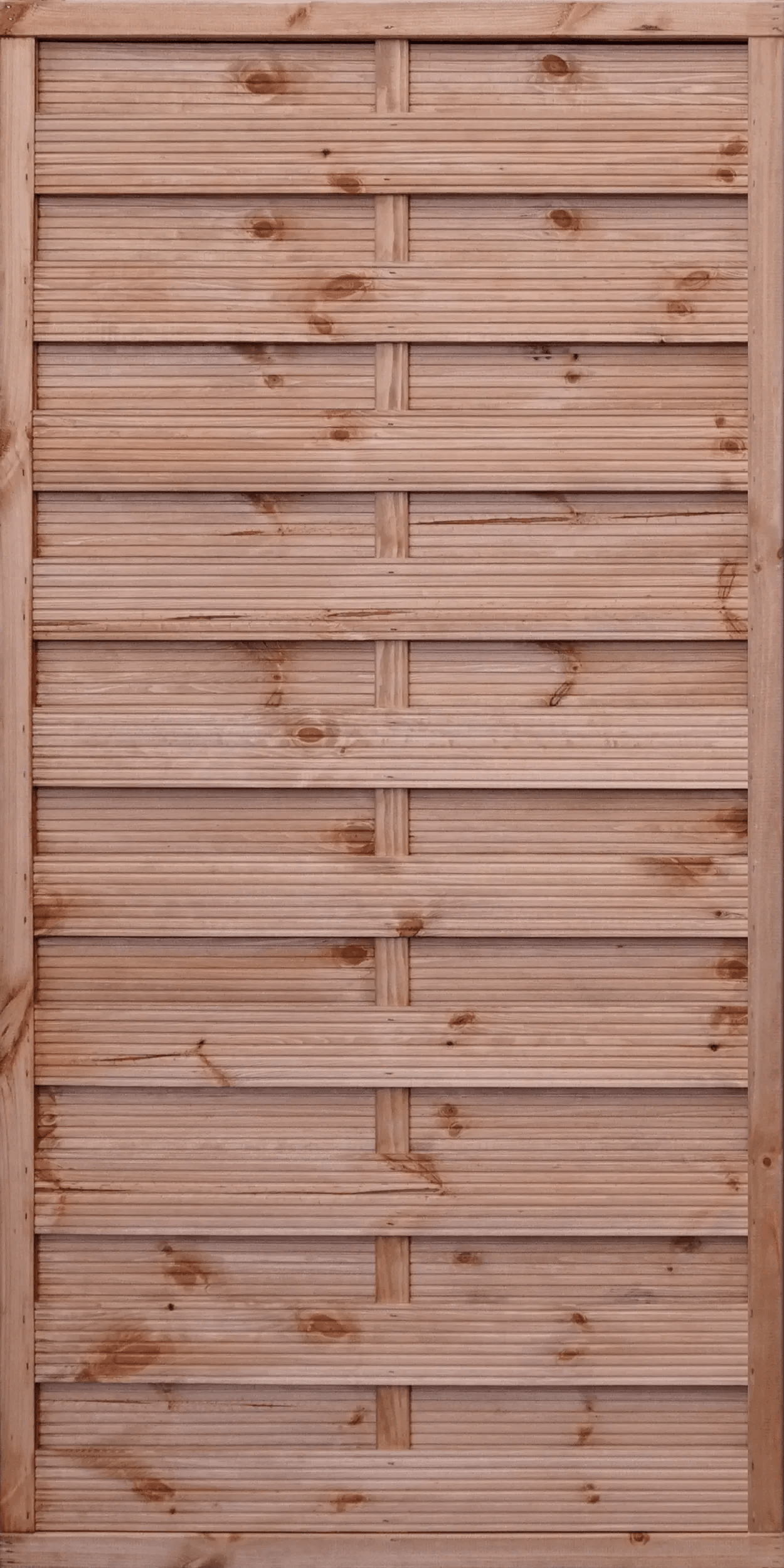 Płot szczelny Duo natural - 90 x 180 cm
