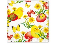 Serwetki Chicks and Butterfly