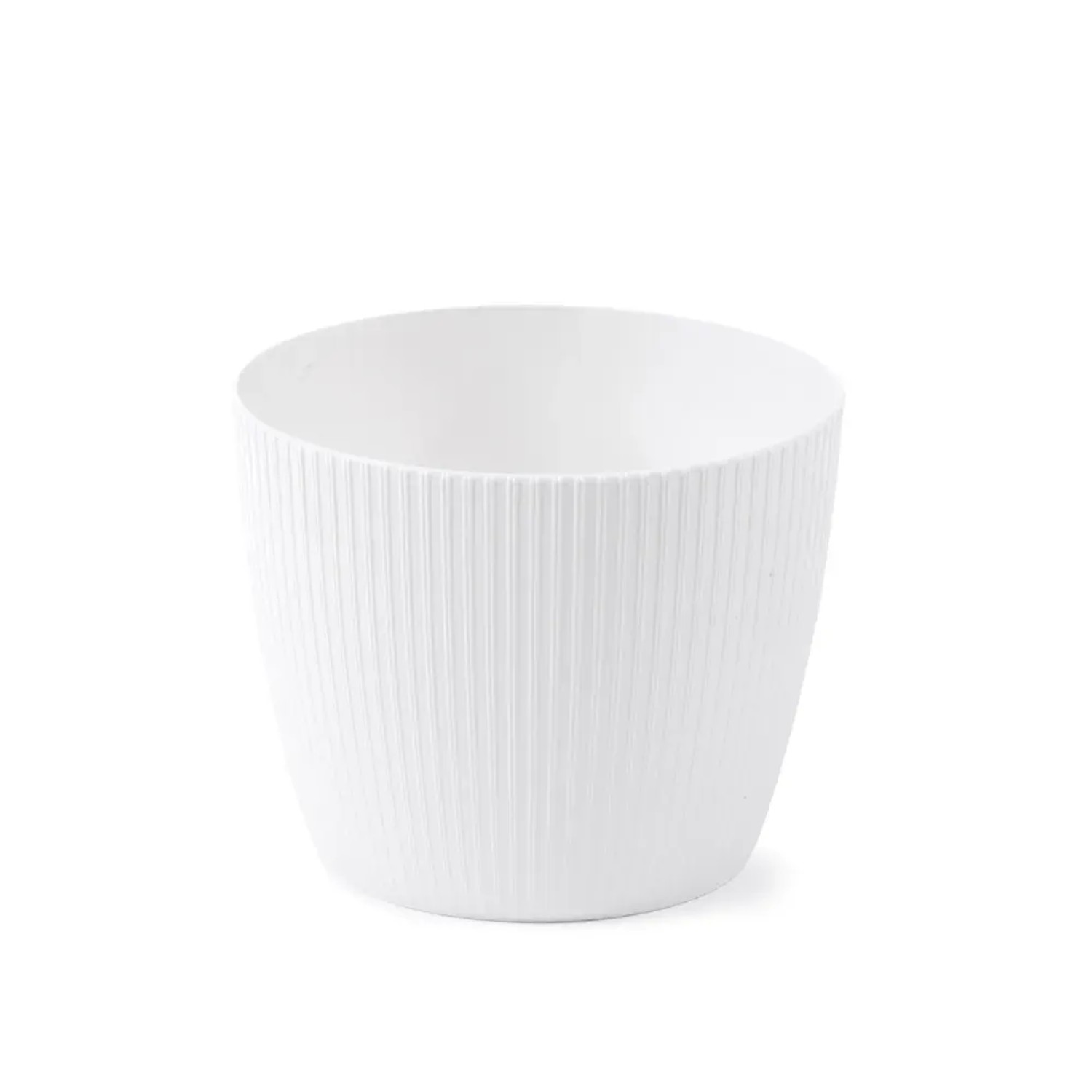 Osłonka Magnolia recycled biała - śr. 22 cm