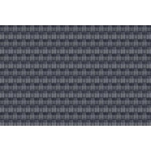 Zbliżenie plecionej powierzchni szarej donicy t.b.t.