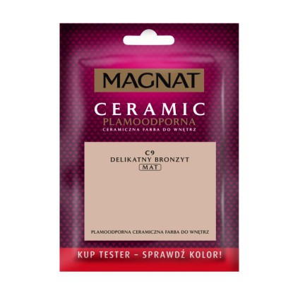 Tester farby Magnat Ceramic delikatny bronzyt 30 ml