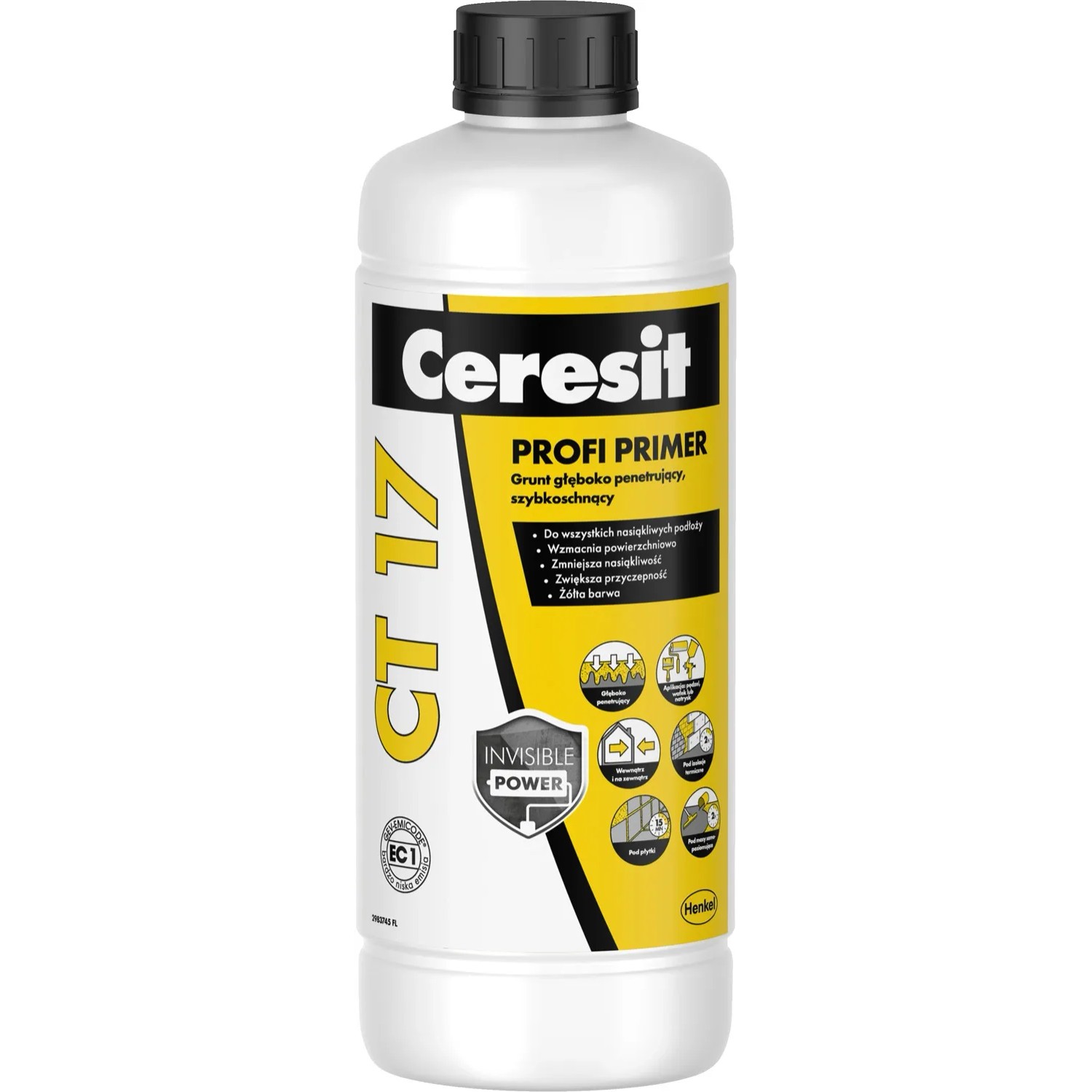 Ceresit Głęboko penetrujący grunt bezrozpuszczalnikowy CT17 1L