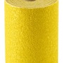 Żółta rolka ścierna LUX, 115 mm x 5 m, ziarnistość K120, do drewna.