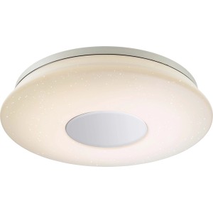 Okrągła lampa sufitowa LED Silano 60cm z efektem gwieździstego nieba, ściemnialna.