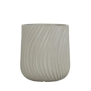 Donica ceramiczna Varese biała - 45x52 cm
