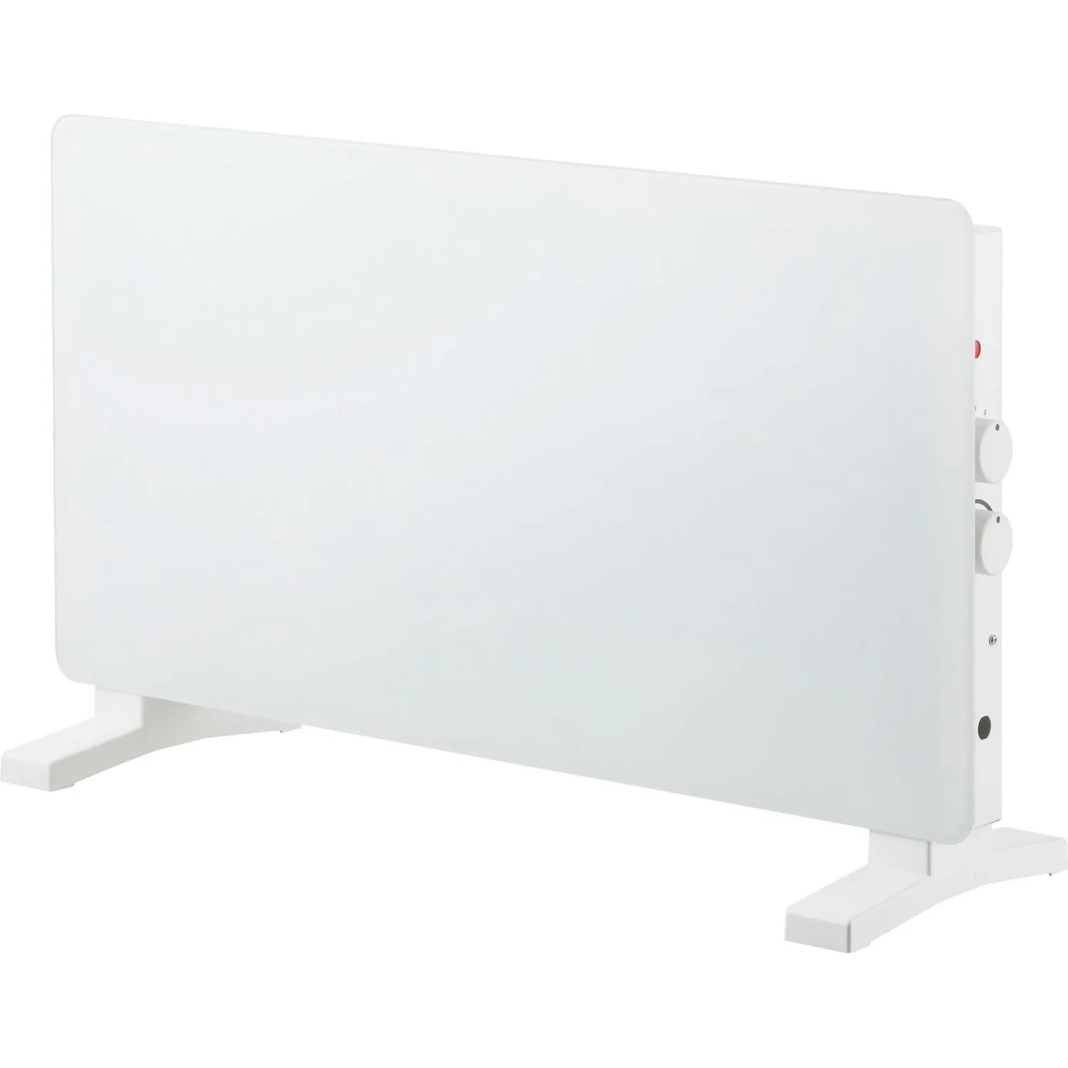 Konwektor elektryczny szklany - biały - max. 2000 W
