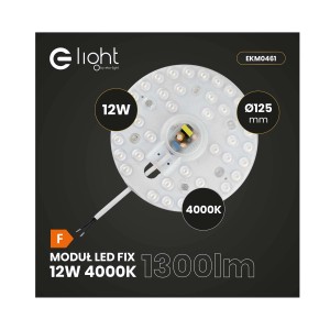 Moduł LED FIX 12W 4000K do żarówek specjalnych, średnica 125mm.