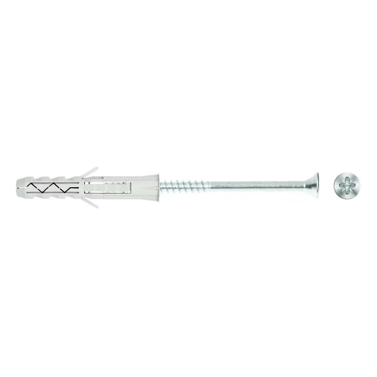 Wkręt-met Kołek rozporowy z łbem stożkowym 6 mm x 35 mm