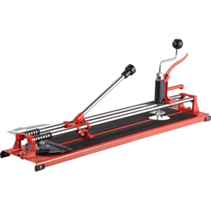 Czerwony przecinak do płytek 600 mm ze stali do precyzyjnych cięć.