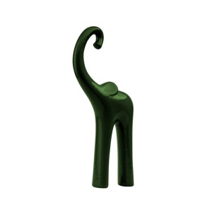 Figurka Słoń zielony wys. 35 cm
