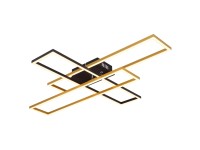 Globo Plafon LED DAKARI 40W 3000K 1650lm czarno-złoty