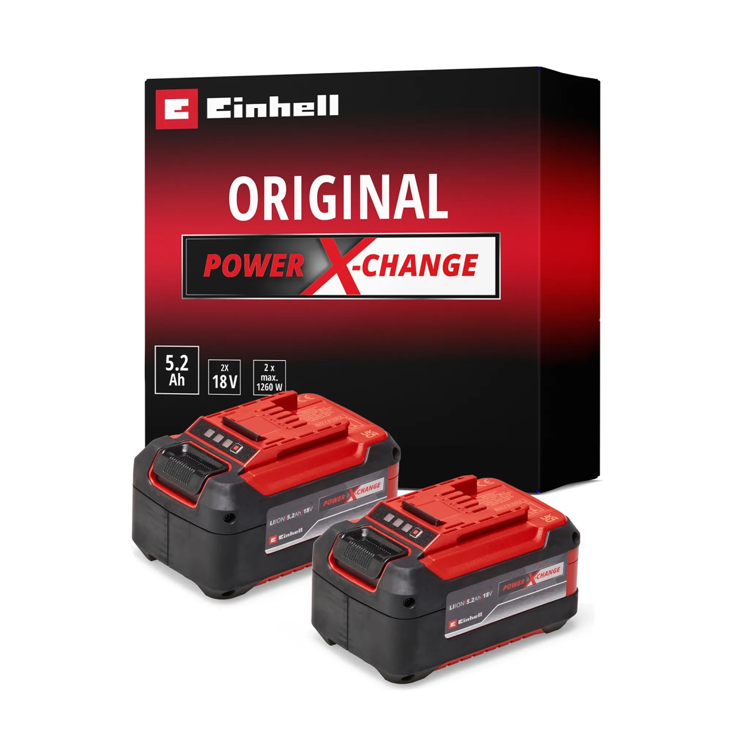 Einhell Akumulator PXC 18V 2 x 5,2 Ah