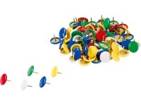 Pinezki okrągłe kolorowe 50szt