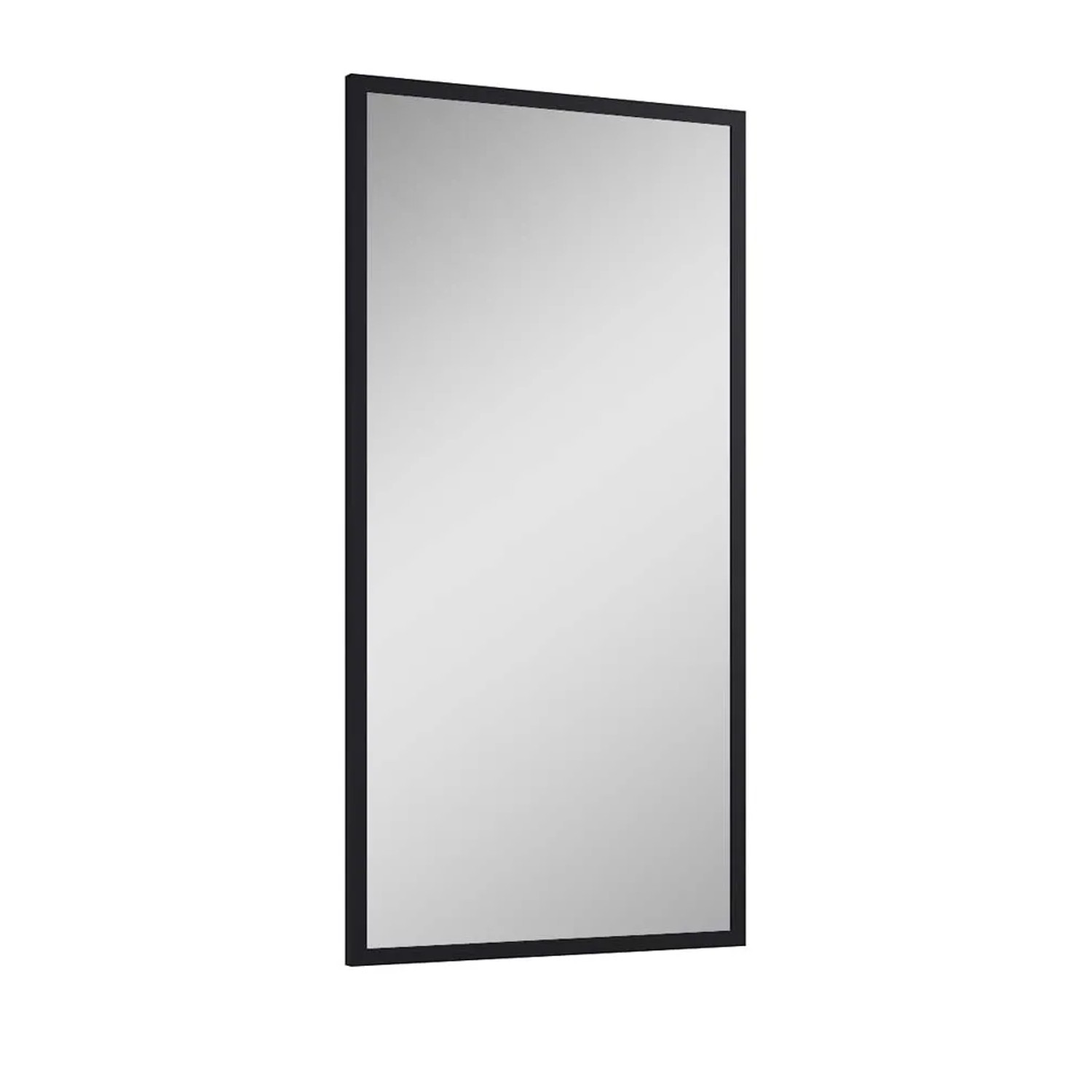 Lustro rama czarna - 100 x 50 x 2 cm