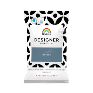 Próbka koloru Oxygen z Beckers Designer Collection do farb ściennych.