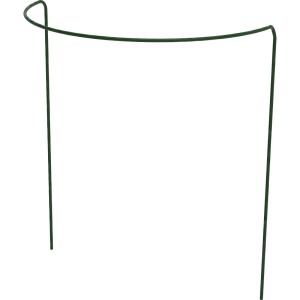 Zielona podpórka do roślin, akcesorium do doniczek.