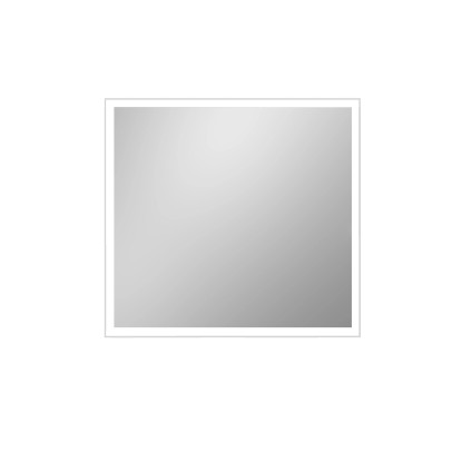 Lustro z LED Classic Line srebrna rama 65x60