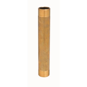 Mosiężny nypl rurowy AG 33,3 mm, 100 mm do pomp i hydroforów.