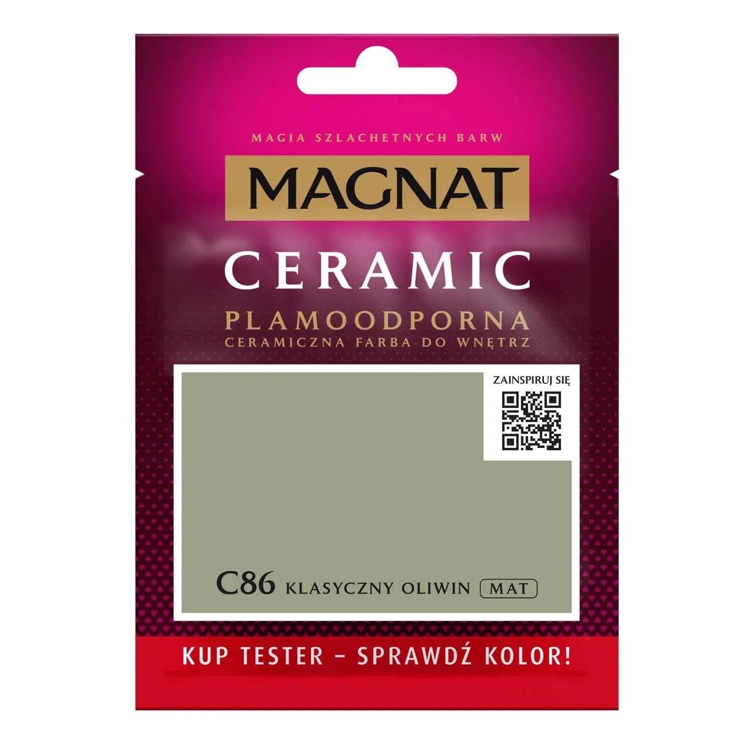 Tester farby Magnat Ceramic klasyczny oliwiny 30ml
