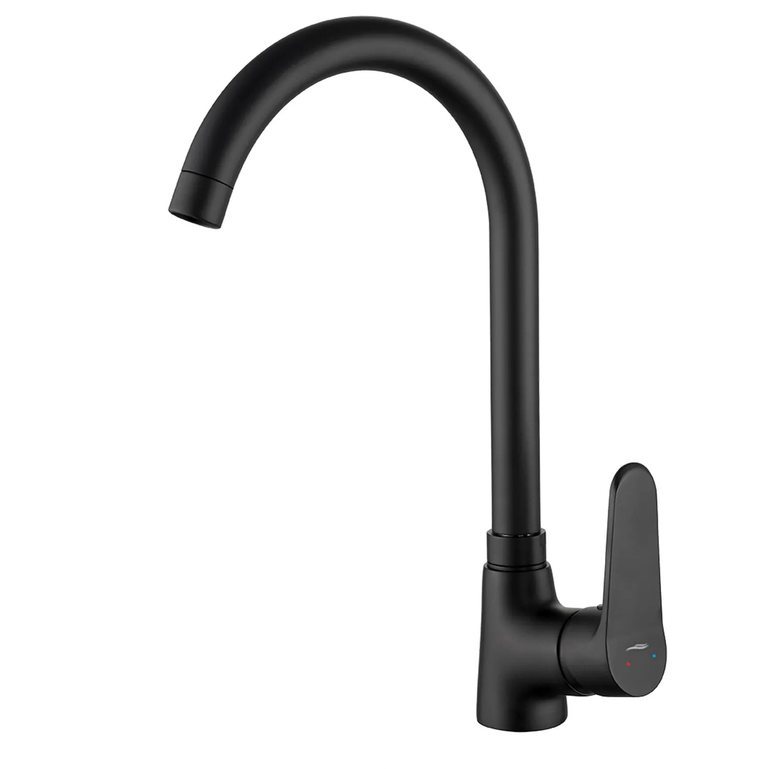 Kuchinox Bateria zlewozmywakowa stojąca wylewka U Atez czarna