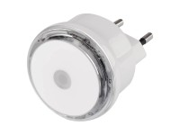 Emos Lampka LED do gniazda z czujnikiem zmierzchu 0,5W 2lm biała