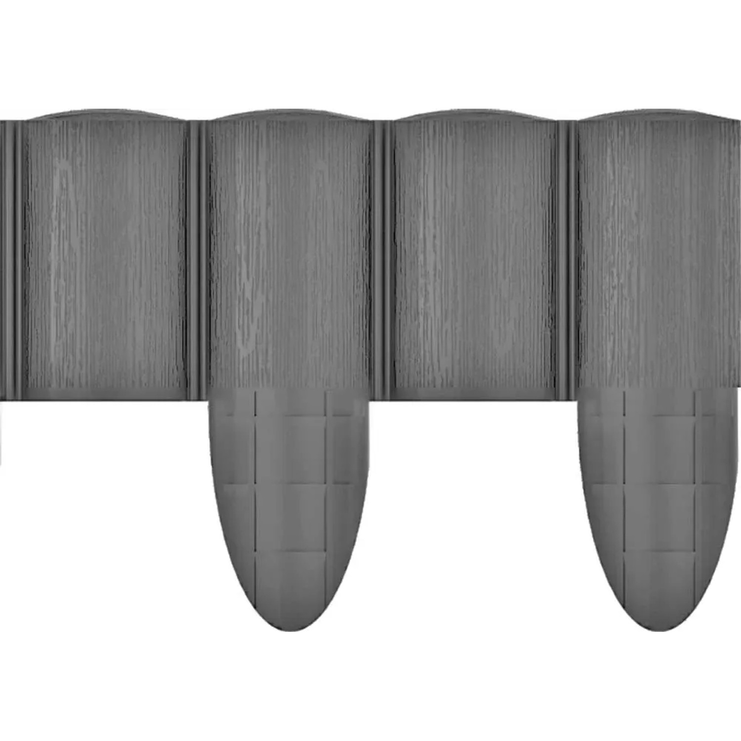 Palisada ECO grafit - 9,5 cm, dł. 2,4 m
