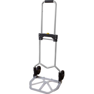 Składany wózek transportowy z aluminiową łopatą ładunkową, maks. udźwig 70 kg.