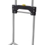 Składany wózek transportowy z aluminiową łopatą ładunkową, maks. udźwig 70 kg.