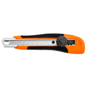 NEO TOOLS Nóż z ostrzem łamanym, blokada śrubowa 18 mm