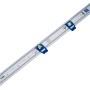 LUX Comfort 75 cm liniał do obrazów i znakowania z dwiema poziomicami dla precyzyjnego pomiaru i znakowania.