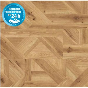Panele podłogowe Masterfloor Aqualine, dąb Milano Reale, wodoodporne drewno.