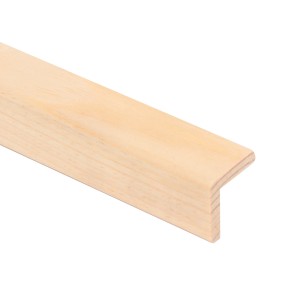 Jasna listwa modelarska t.b.t. z drewna, widok szczegółowy.