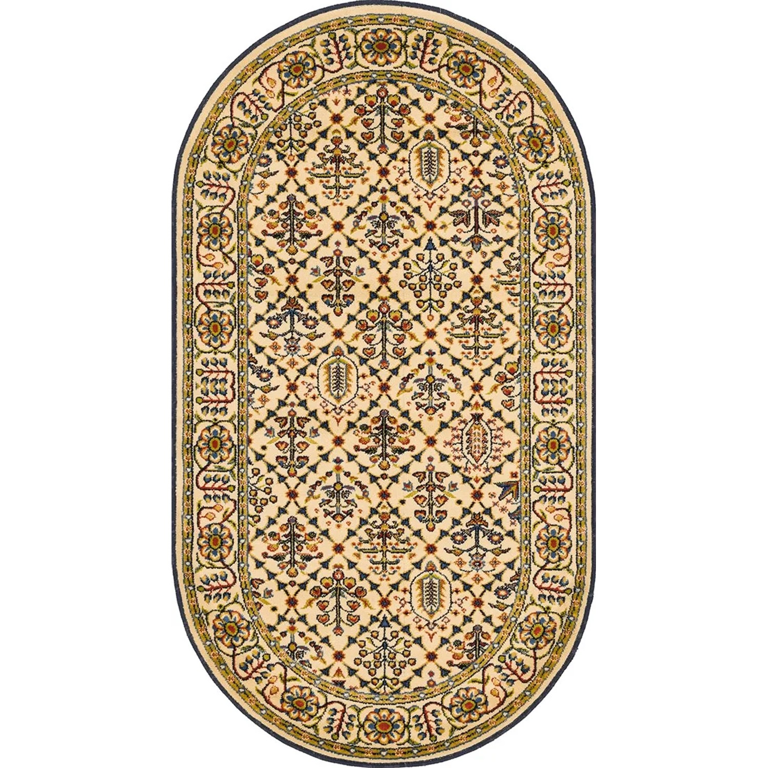 Agnella Dywan STANDARD TAMIR owalny 100 x 180 cm krem